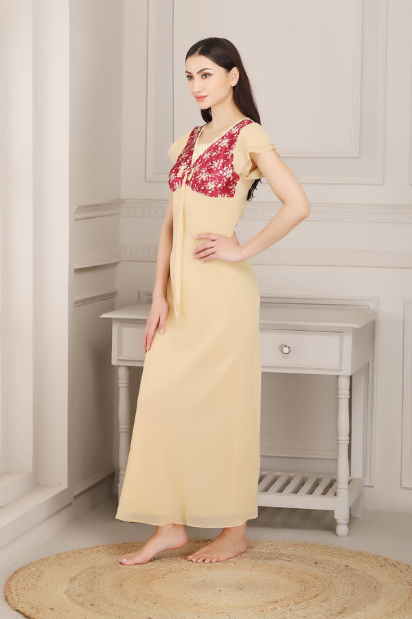 Private Lives Double Chiffon Nighty