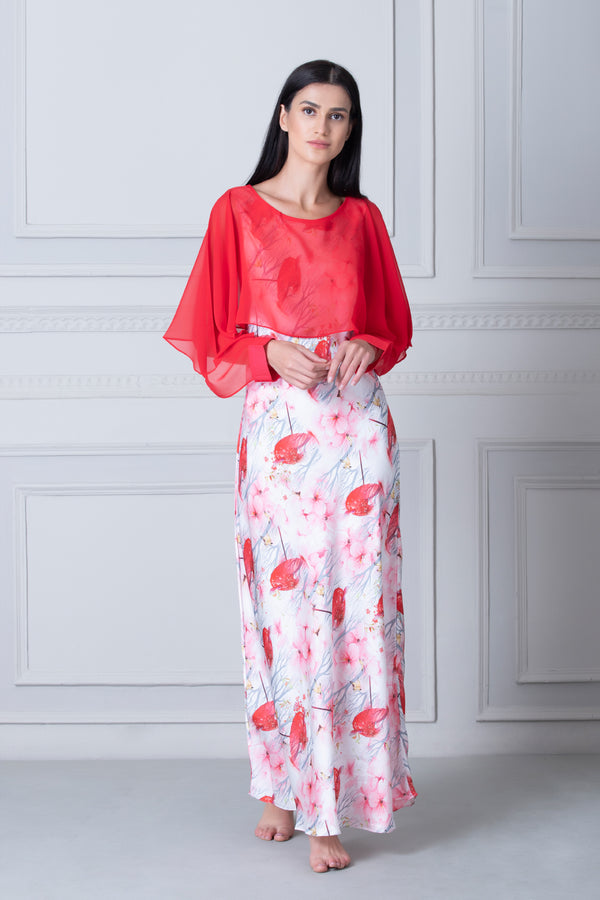 Private Lives Drape With A Cape Nighty