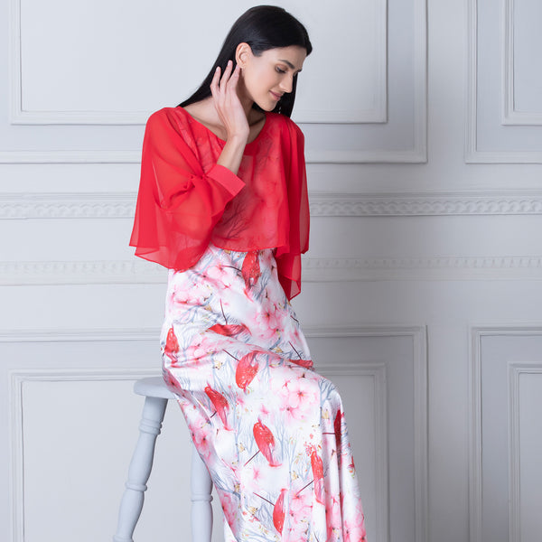 Private Lives Drape With A Cape Nighty