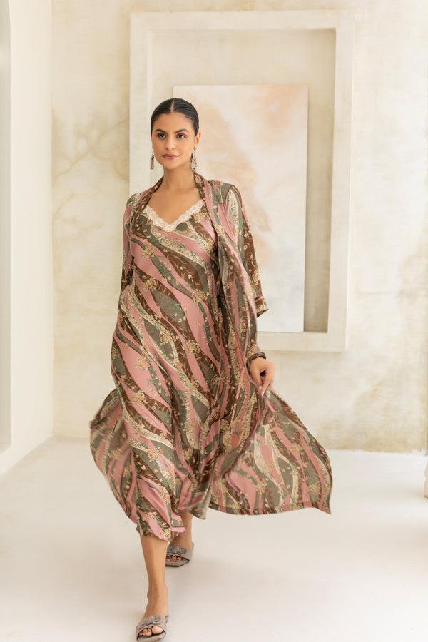 private lives Dusky Rose blossoms Nightgown set