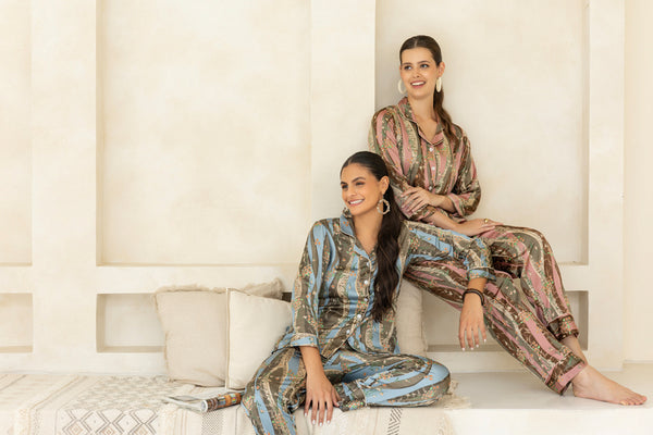 Private Lives Dusky Rose Blossoms Pj Set