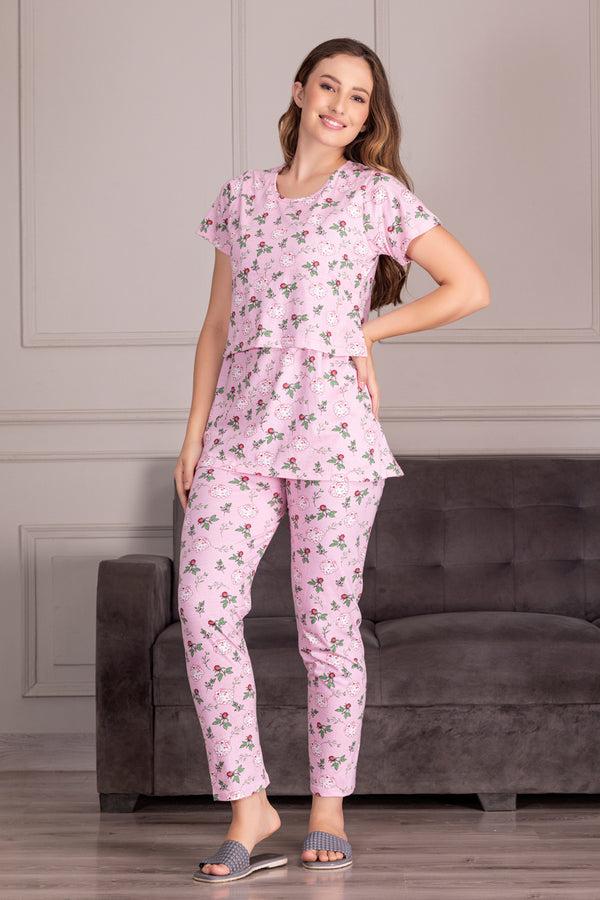 private lives Feeding Night suit in Pure cotton