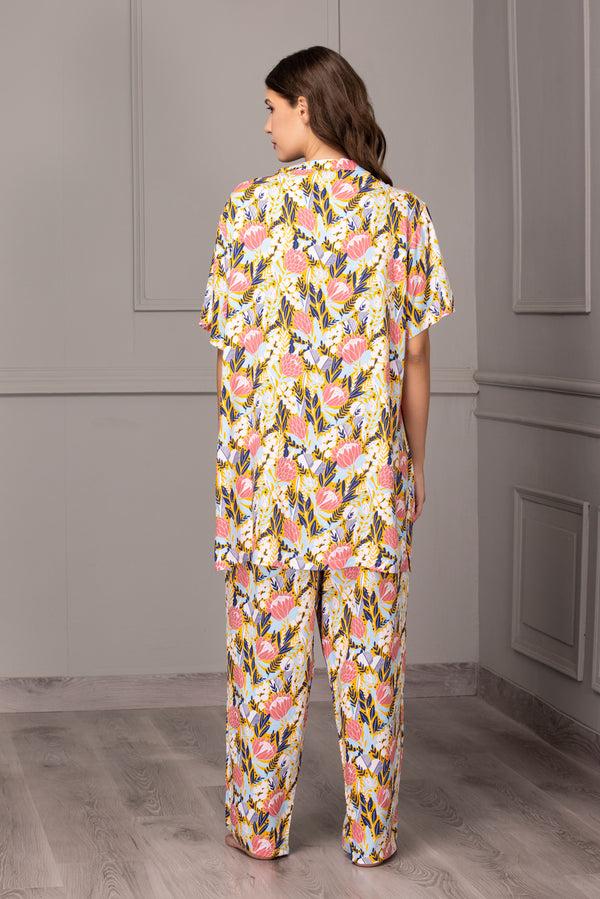 Private Lives Floral Comfy Pj Set