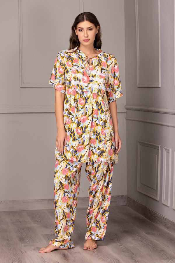 Private Lives Floral Comfy Pj Set