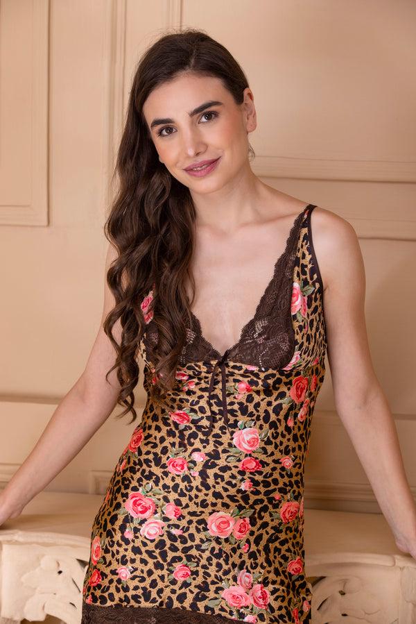 private lives Floral satin Short dress