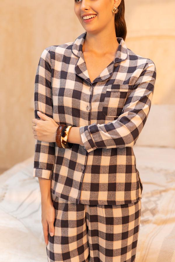 Private Lives Holiday Flannel Pj Set