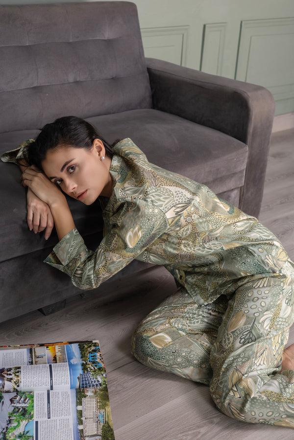 Private Lives Mint Green Cotton Co-Ord Set