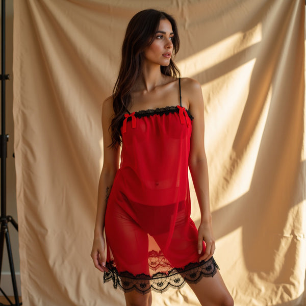 Private Lives Noir Kiss Babydoll