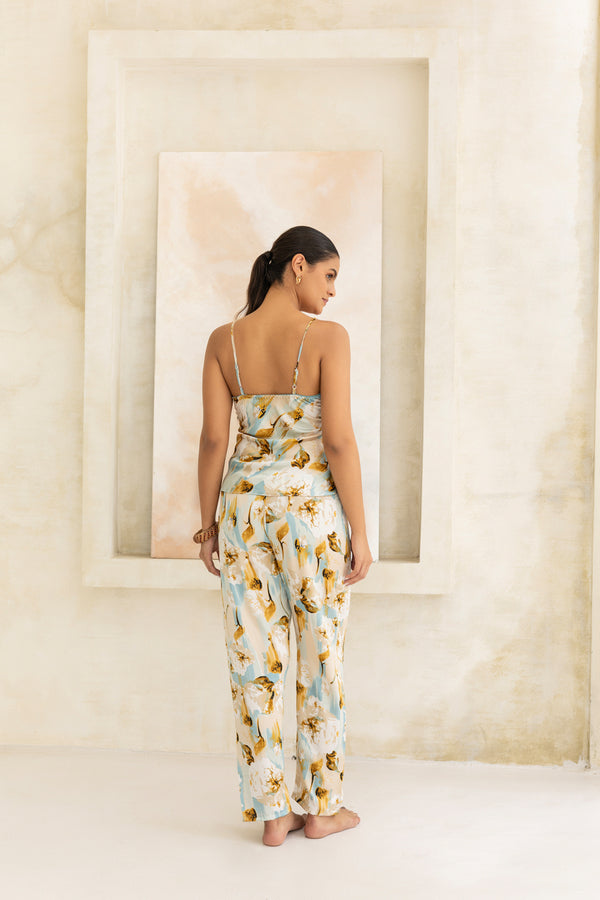 Private Lives Ocean Blue Pj Set With Robe