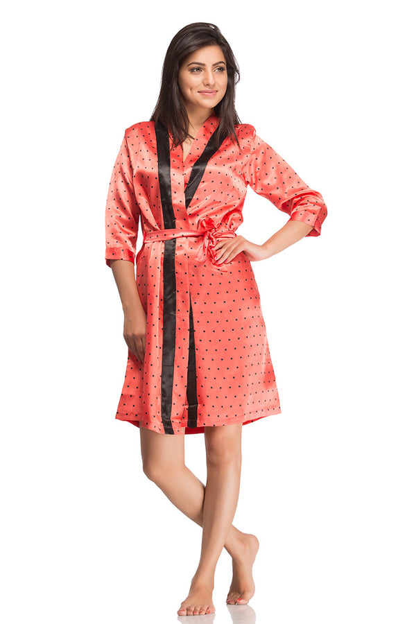 private lives Peach Short Gown