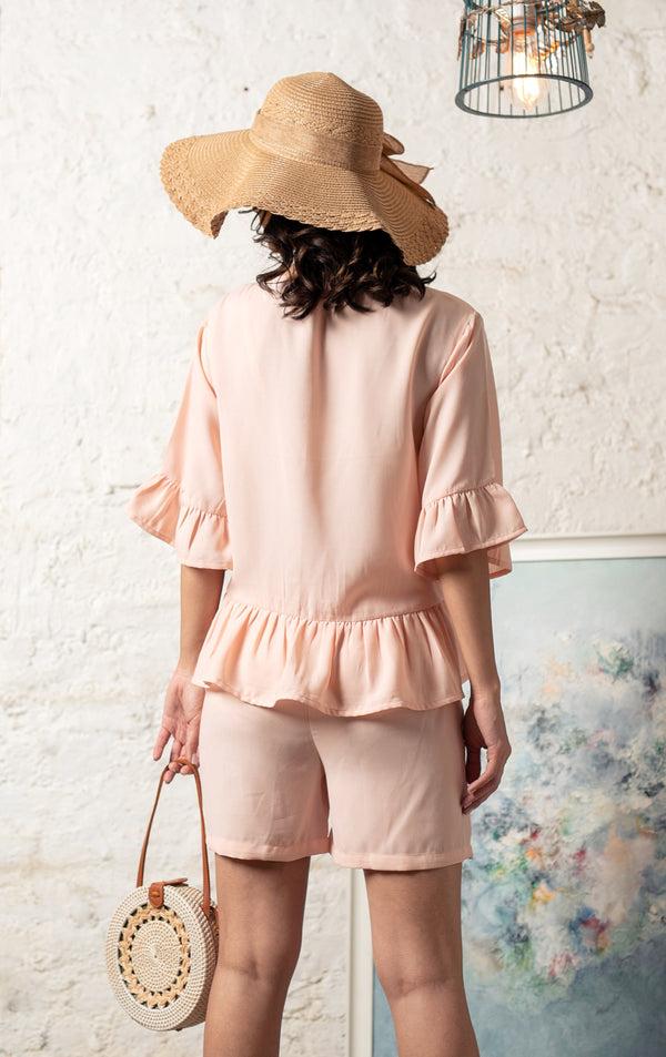 Private Lives Peachy Rayon Co-ord Set