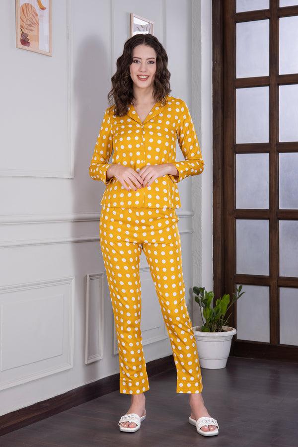 Private Lives Polka Dot Night Suit
