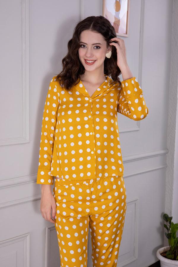 private lives Polka Dot Night suit