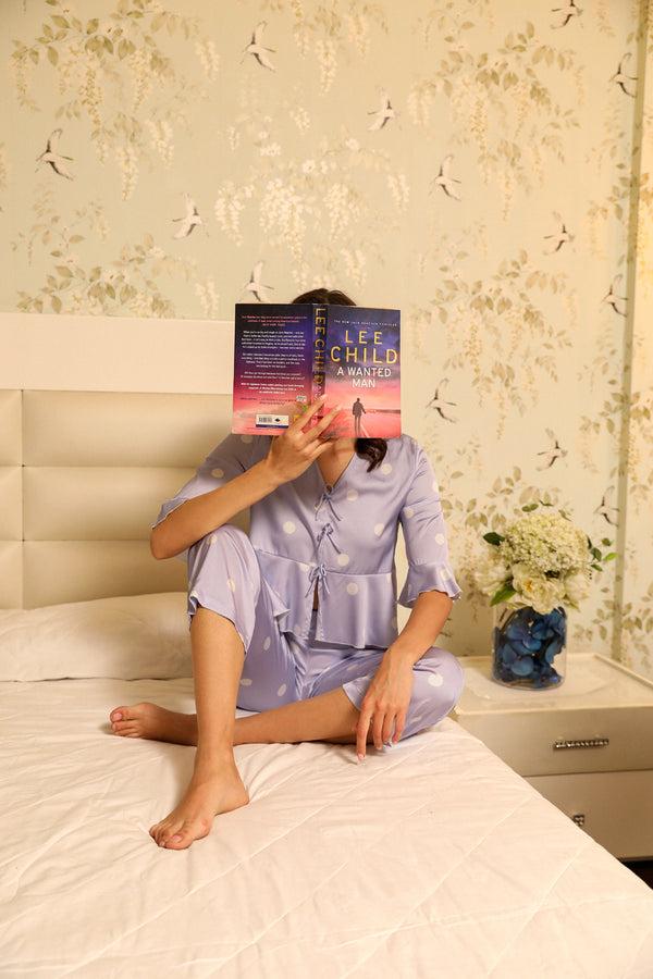 Private Lives Polka Pj Set For Summer Lounging