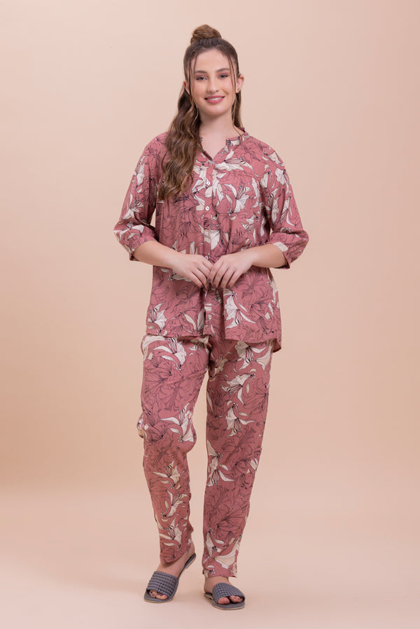 private lives Printed Cotton Summer Co-ord set