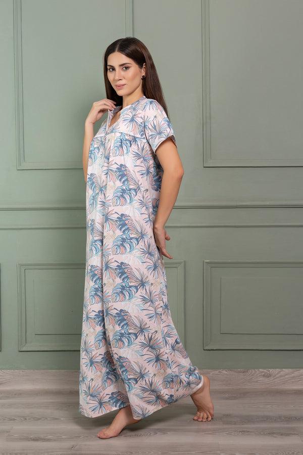 Private Lives Printed Hosiery Nighty