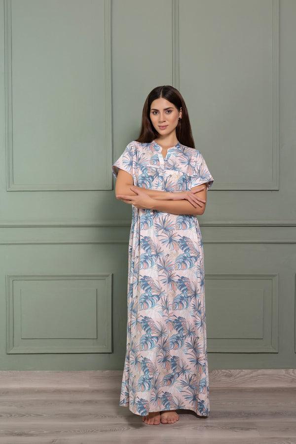 private lives Printed Hosiery Nighty