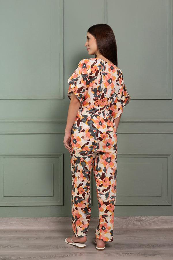 Private Lives Printed Kaftan Set