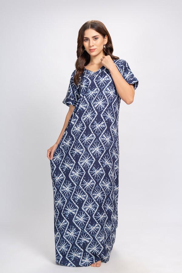 private lives Printed Night dress in Cotton