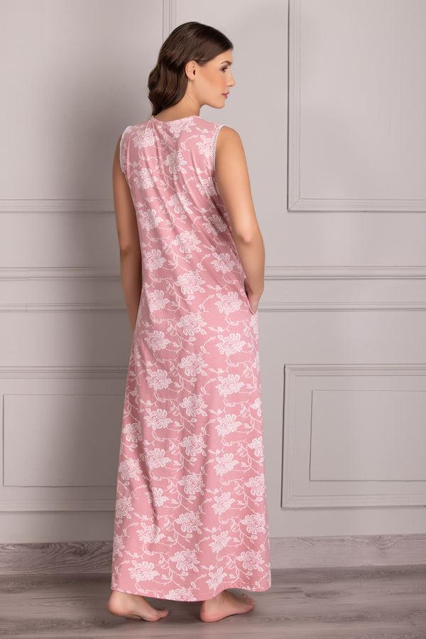 Private Lives Pure Cotton Nightie With Lace Detail