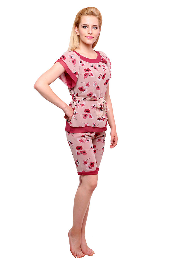 Private Lives Rose Top & Shorts