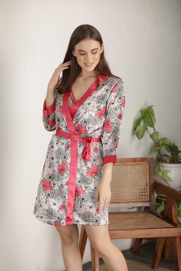 private lives Satin Nightgown set