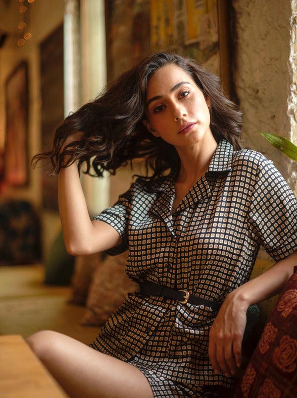 Private Lives Satin Sophistication Shorts Set