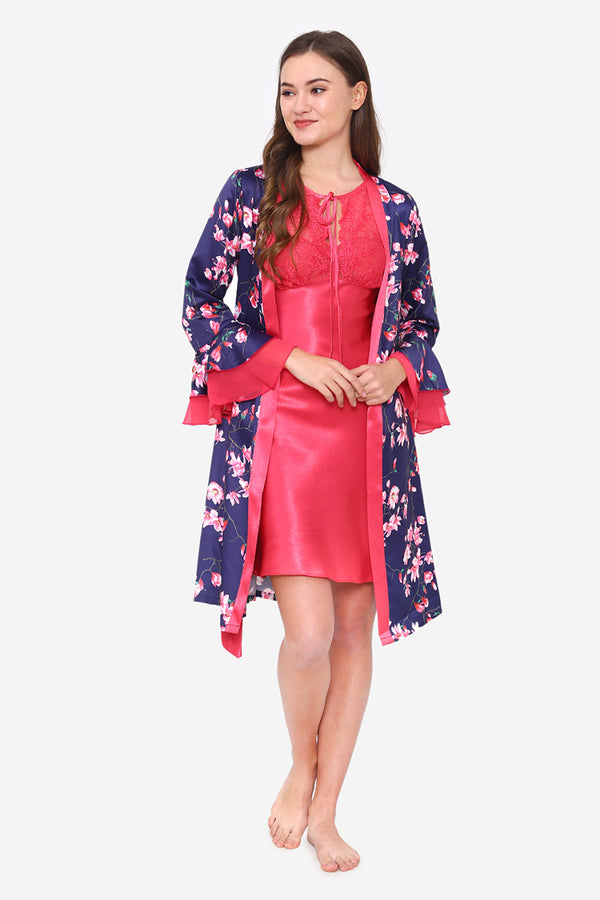 private lives Short Nighty & Robe Nightgown set