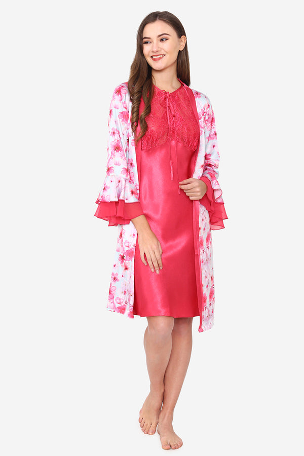 private lives Short Nighty & Robe Nightgown set