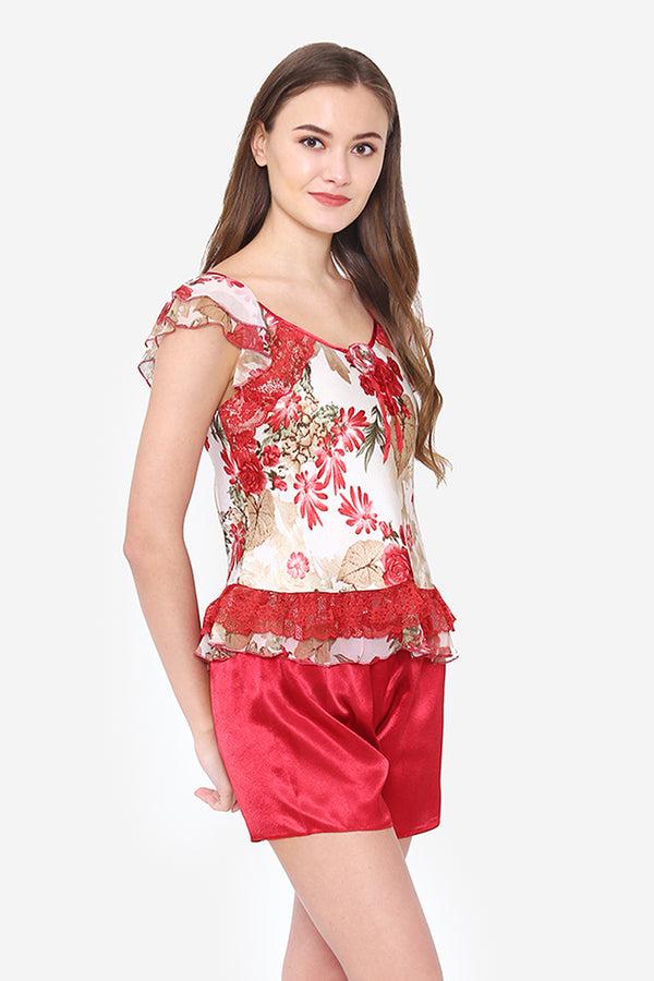 Private Lives Slip & Shorts Night Suit