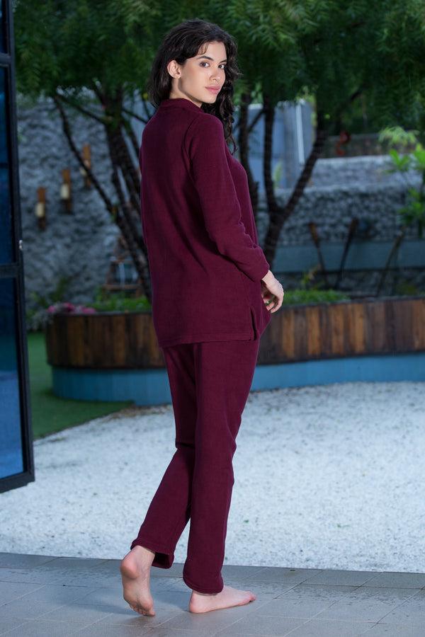 Private Lives Soft Polar Fleece Night Suit