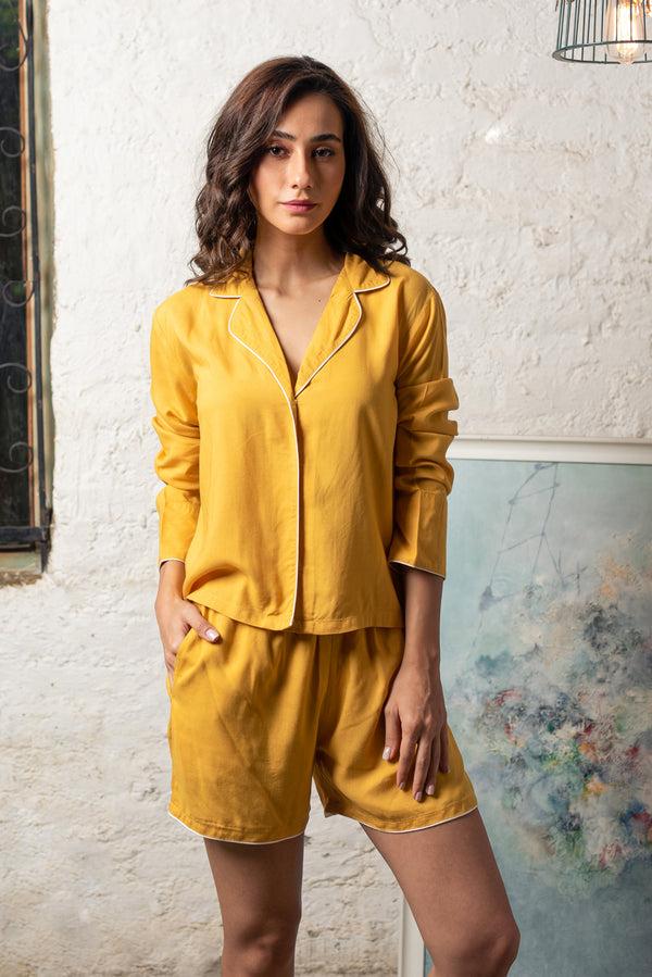 Private Lives Sunny Rayon Shorts Set