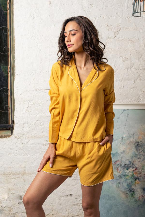 private lives Sunny Rayon Shorts set