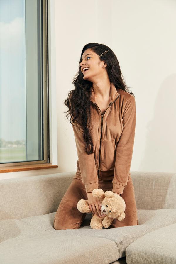 private lives Supersoft Velvet Tracksuit