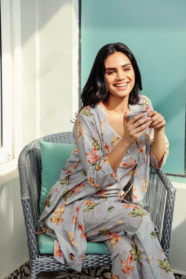 Private Lives The Josephine Cotton Night Suit Set