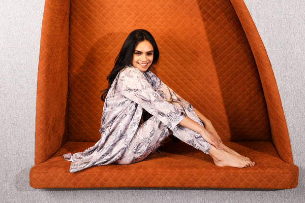 Private Lives The Josie Short Robe Night Suit