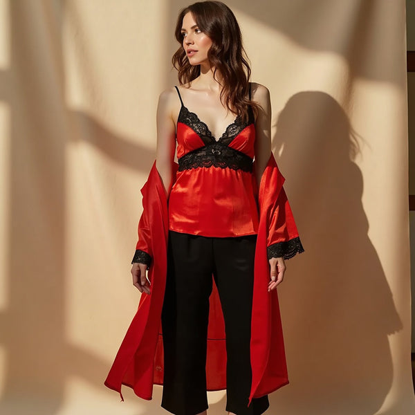 Private Lives Valentines Satin Duo