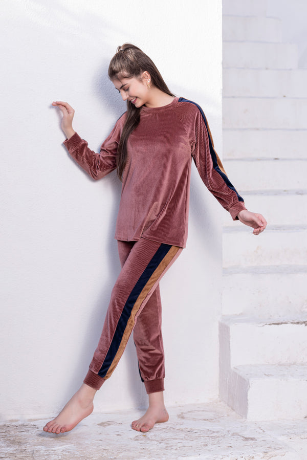 private lives Winter track suit in velvet