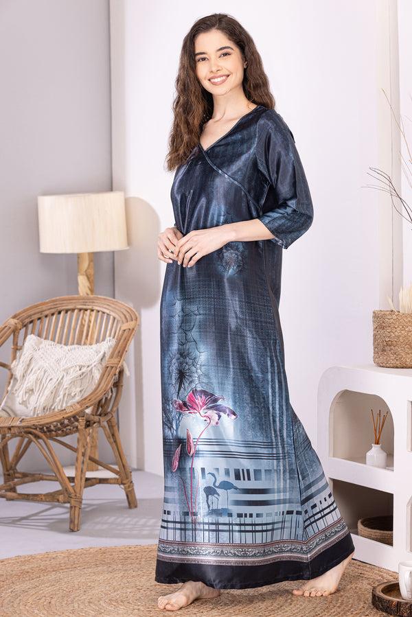 Private Lives The Lunabelle Night Blossom Satin Nighty