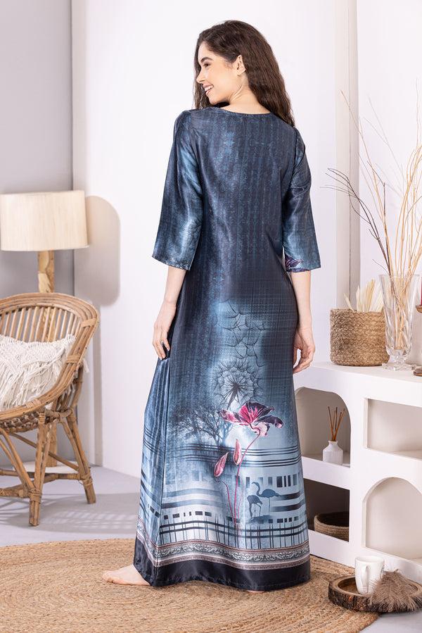 Private Lives The Lunabelle Night Blossom Satin Nighty