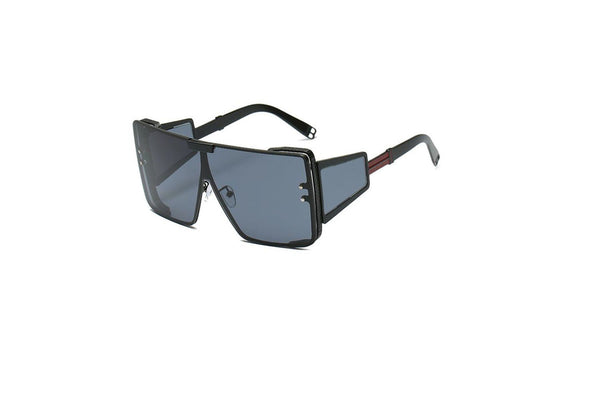 Privileged By J.c. Dossier Aaron Sunnies Gold Futuristic Sunglasses