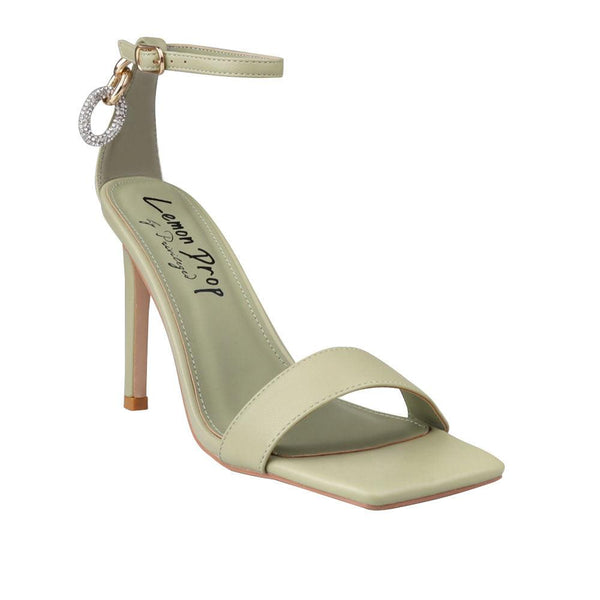 Privileged By J.c. Dossier Alesha Lemon Drop Green Heel
