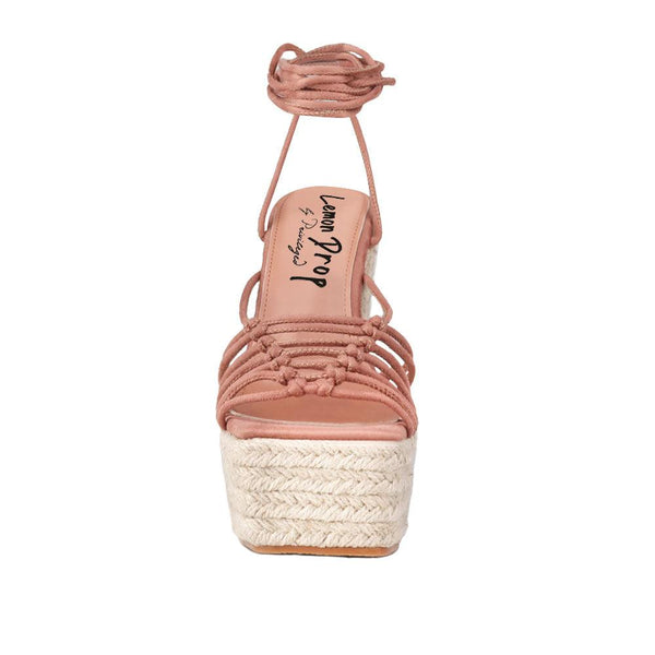 Privileged By J.c. Dossier Alevia Blush Vegan Suede Platform