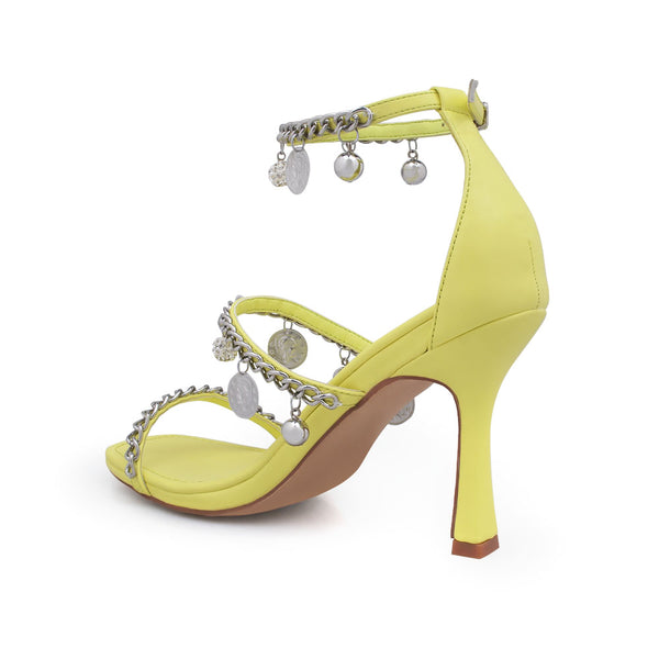 Privileged By J.c. Dossier Alfonso Yellow Strappy Heel