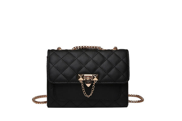 privileged by j.c. dossier Aller Black Quilted Handbag