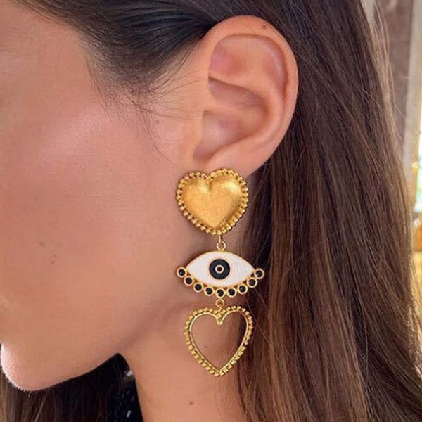 privileged by j.c. dossier Amor Earrings - Bold Statement Jewelry