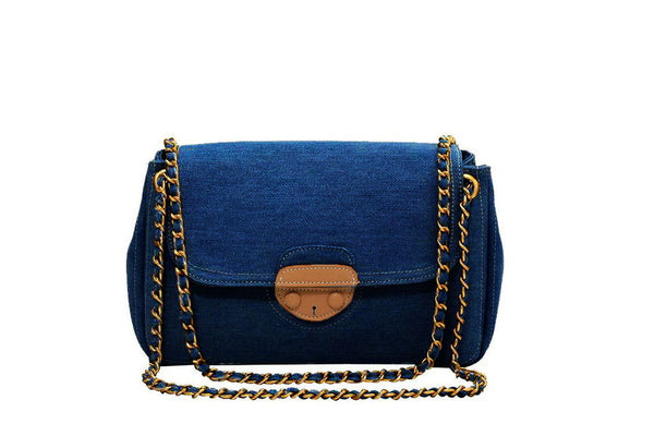 Privileged By J.c. Dossier April Purse Denim Handbag