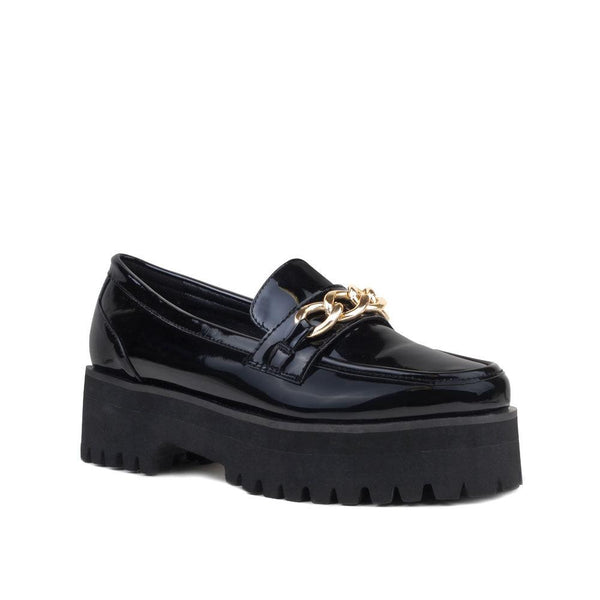 Privileged By J.c. Dossier Ardeman Black Platform Loafers