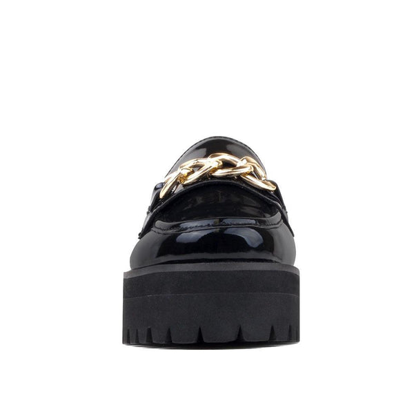 Privileged By J.c. Dossier Ardeman Black Platform Loafers