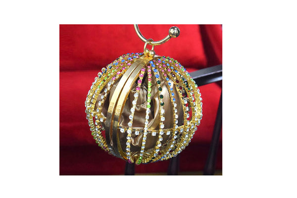 Privileged By J.c. Dossier Aviar Pearl Clutch Handbag